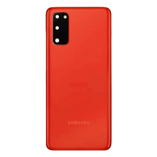 Samsung Galaxy S20 Baksida - Röd