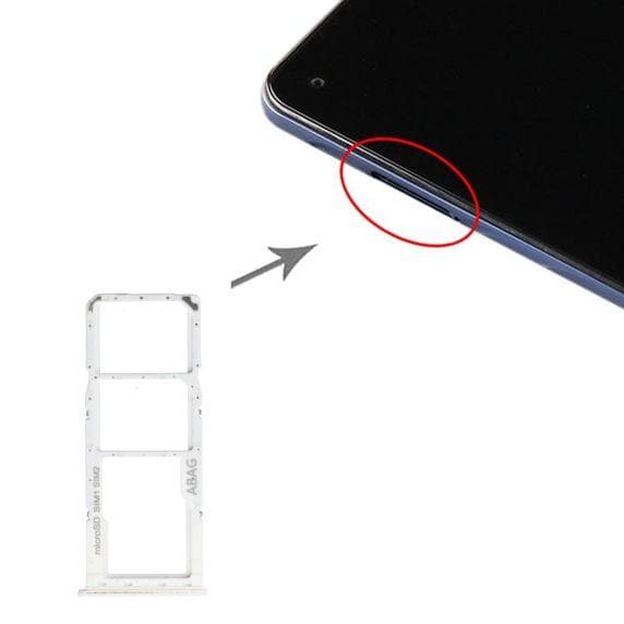 Samsung Galaxy A21s Simkortshållare - Vit