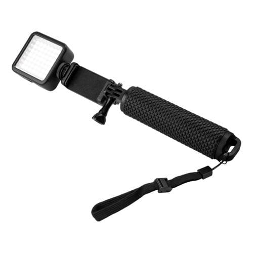 Vlogging Stick, Med LED-belysning