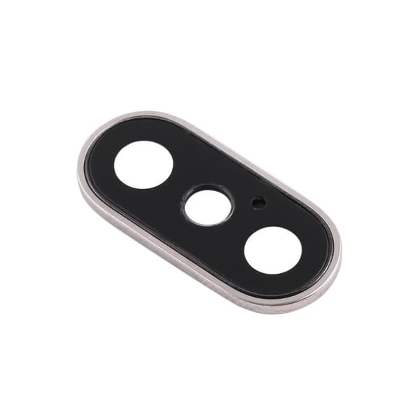 iPhone X Kameralins med Ram - Vit