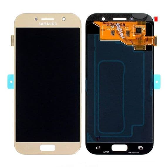 Samsung Galaxy A5 2017 LCD Skärm med Display Original - Guld
