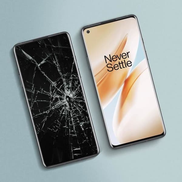 LCD-skärm - OnePlus - 8 Pro - Byt ut svart - Lätt installation - 100% fungerande