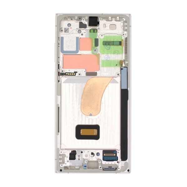 Samsung Galaxy S23 Ultra Skärm med LCD Display Original - Kräm