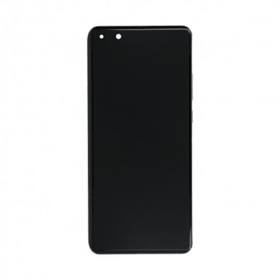 Huawei P40 Skärm/Display med Batteri Original - Guld
