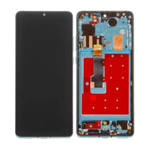 Huawei P30 Pro LCD Display Original - Aurora Blå