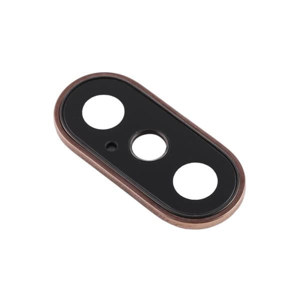 iPhone XS/XS Max Kameralins med Ram - Guld