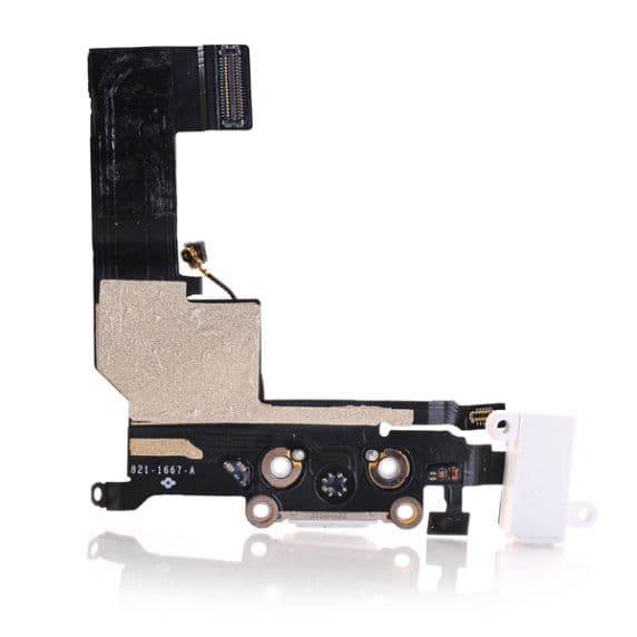 iPhone 5S Laddkontakt Flexkabel – Vit
