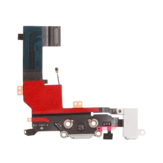 iPhone 5S Laddkontakt Flexkabel – Vit