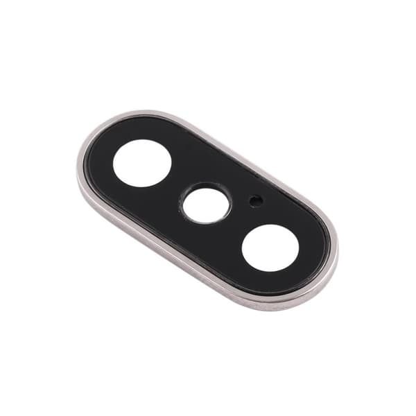 iPhone X Kameralins med Ram - Vit