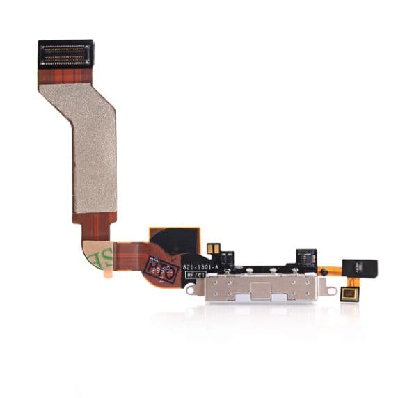 iPhone 4S Laddkontakt Flexkabel – Vit