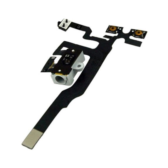 iPhone 4S Hörlursuttag – Vit