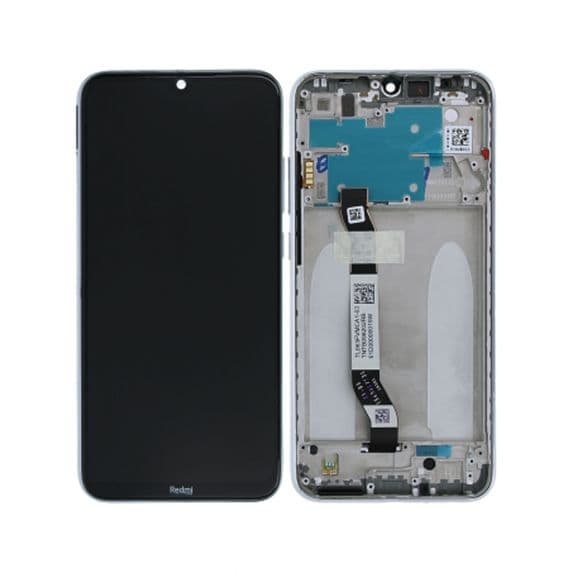 Xiaomi Redmi Note 8 Original Skärm Display Glas med Ram – Vit