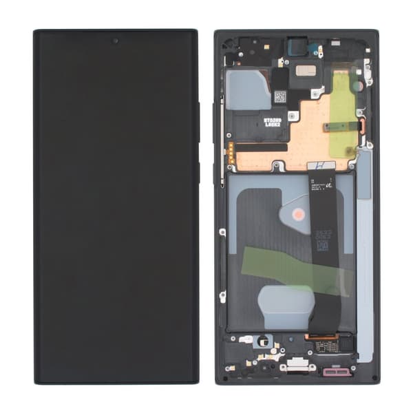 Samsung Galaxy Note 20 Ultra 4G/5G Skärm med LCD Display - Svart