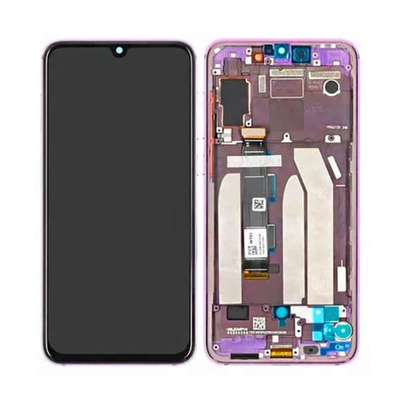 Xiaomi Mi 9 SE Original Skärm Glas med Ram – Violett