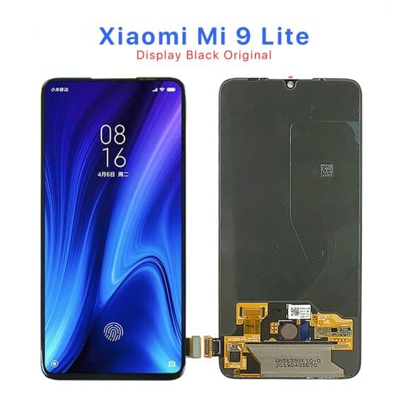 Xiaomi Mi 9 Lite Skärm Display Glas Original – Svart