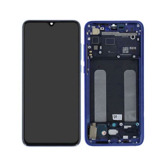Xiaomi Mi 9 Lite Skärm Display Glas Original Service Paket – Blå