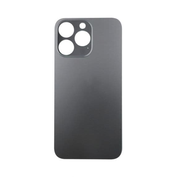 iPhone 13 Pro Baksida Glas med Självhäftande tejp – Svart