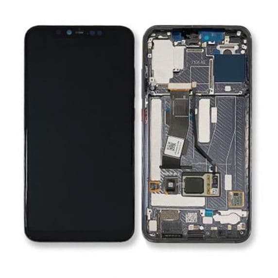 Xiaomi Mi 8 Pro (2018) Skärm Display Glas med Ram – Tarnish Svart