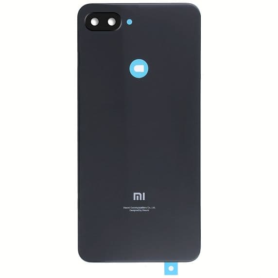 Xiaomi Mi 8 Lite Baksida med dubbelhäftande tejp – Svart