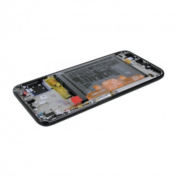 Huawei P40 Lite (2020) Original Skärm Display Glas med Batteri – Svart