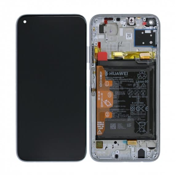 Huawei P40 Lite Skärm med Batteri Original – Rosa
