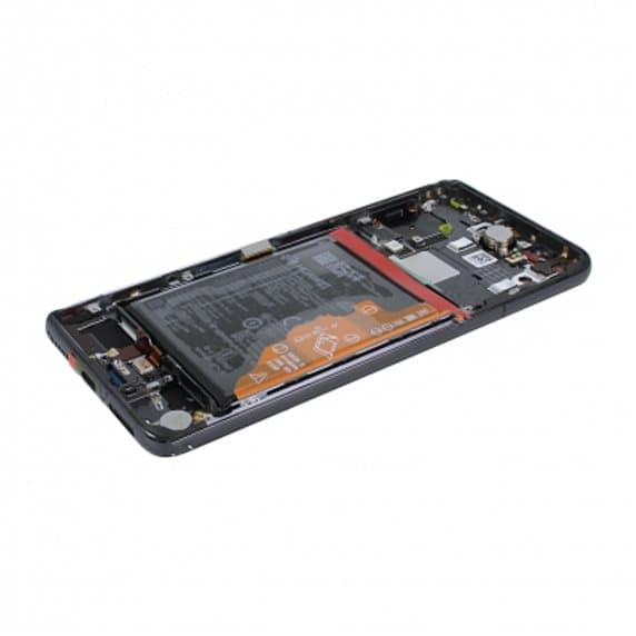 Huawei P40 Original Skärm Display Glas med Batteri – Svart