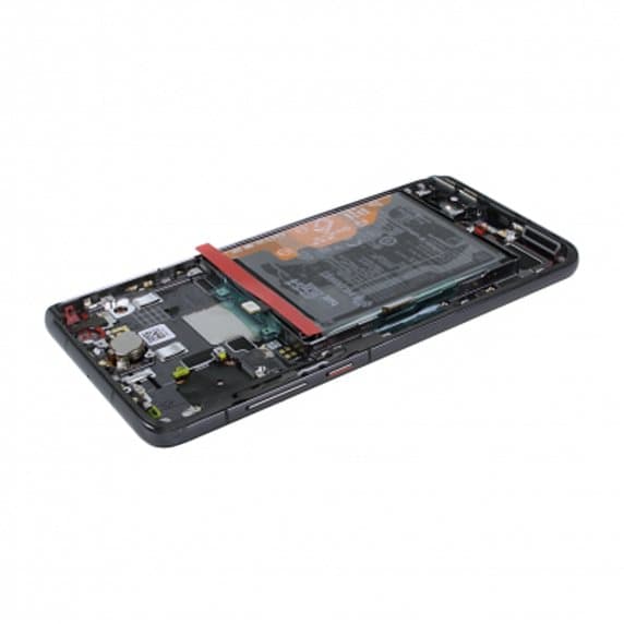 Huawei P40 Original Skärm Display Glas med Batteri – Svart