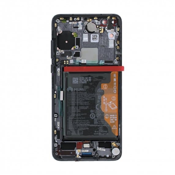 Huawei P40 Original Skärm Display Glas med Batteri – Svart