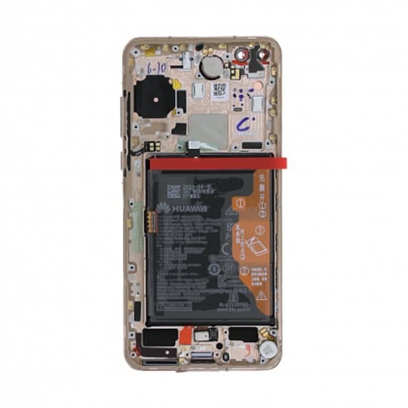 Huawei P40 Original OLED-skärm med Batteri – Guld