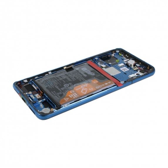 Huawei P40 Original Skärm Glas OLED med Batteri – Blå