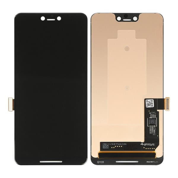 Google Pixel 3XL Skärm med LCD Display - Svart