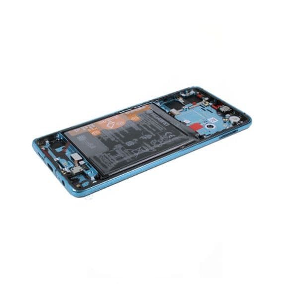 Huawei P30 (Ny Version) Original Skärm Glas med Batteri – Aurora Blå