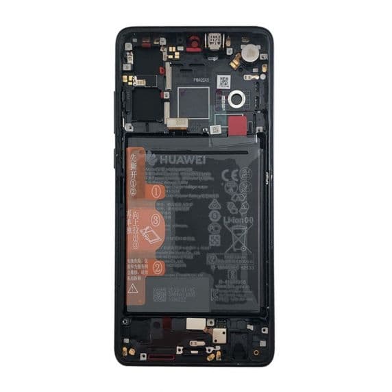 Huawei P30 Original Skärm med Display Glas och Batteri – Svart
