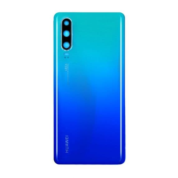 Huawei P30 Baksida/Batterilucka med Kameralins – Aurora Blå