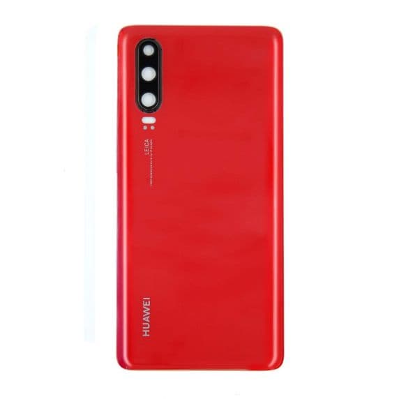 Huawei P30 Baksida/Batterilucka med Kameralins – Röd