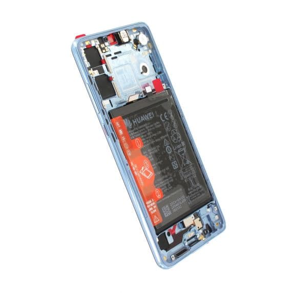 Huawei P30 Skärm (2021) med Display Glas och Batteri Original – Breathing Crystal