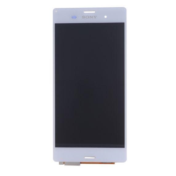 Sony Xperia Z3 Skärm med LCD Display Original - Vit