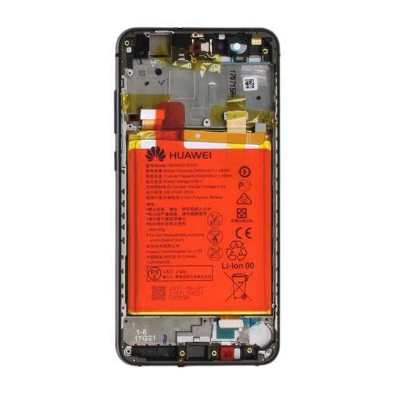 Huawei P10 Lite Display Skärm med LCD Display med Batteri Original - Svart