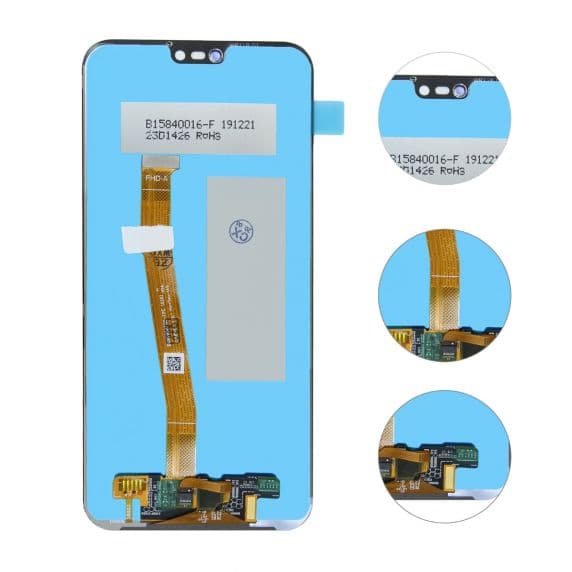 Huawei P20 Lite Skärm OEM Display Glas – Svart