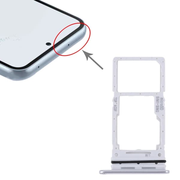 Samsung Galaxy A34 5G SM-A346 Simkortshållare - Silver