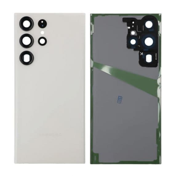 Samsung Galaxy S23 Ultra Baksida med kameraglas – Vit