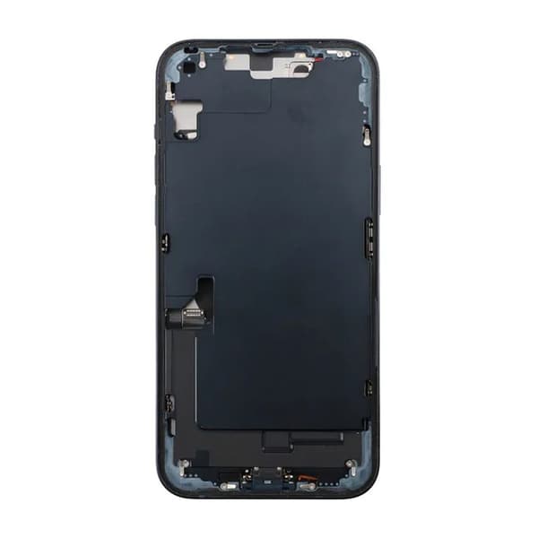 iPhone 14 Plus Baksida med Komplett Ram - Svart