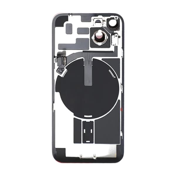 iPhone 14 Baksida Glas Komplett - Röd