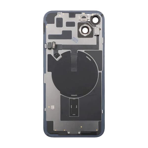 iPhone 14 Plus Baksida Glas Komplett - Svart