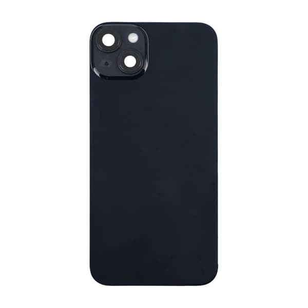 iPhone 14 Plus Baksida Glas Komplett - Svart