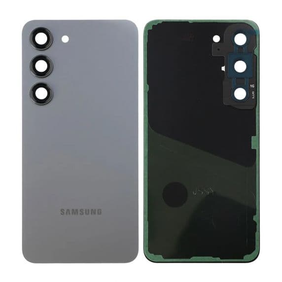 Samsung Galaxy S23 Baksida med tejp och kameraglas – Grå