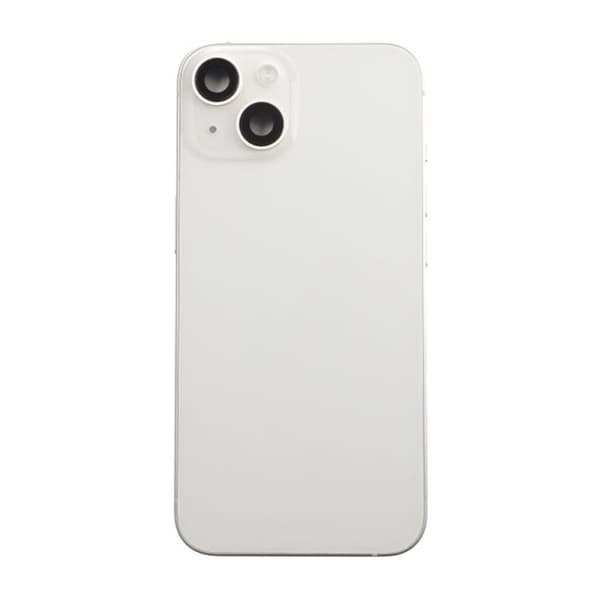 iPhone 14 Baksida med Komplett Ram - Vit