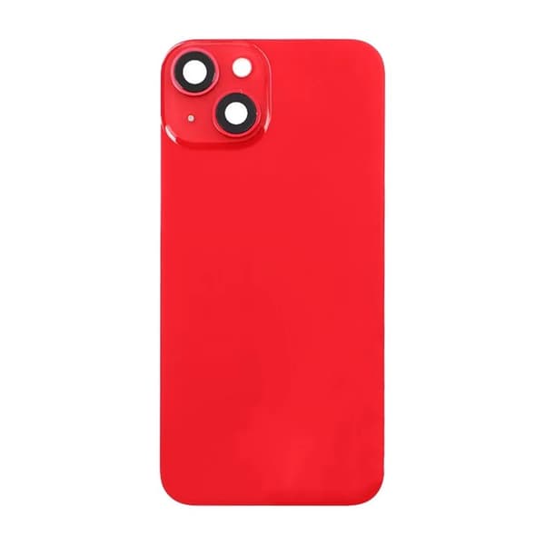 iPhone 14 Baksida Glas - Röd