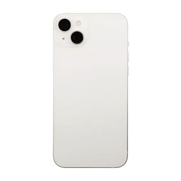 iPhone 14 Plus Baksida med Komplett Ram - Vit