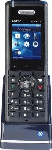 AGFEO DECT 60 IP - Trådløst forlængerhåndsæt - DECT - sort Sort